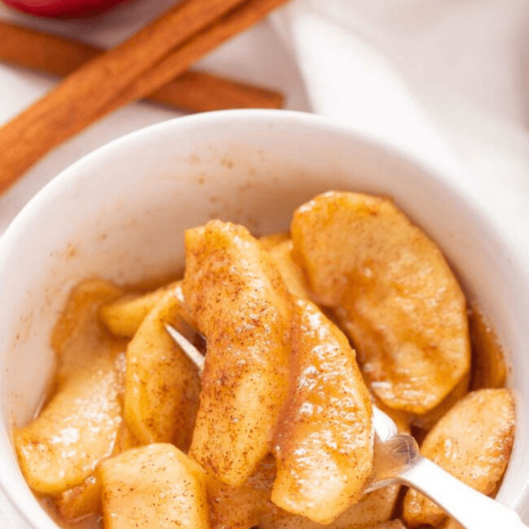 Easy apple cinnamon wedges with almond flour recipe by My Little Eater