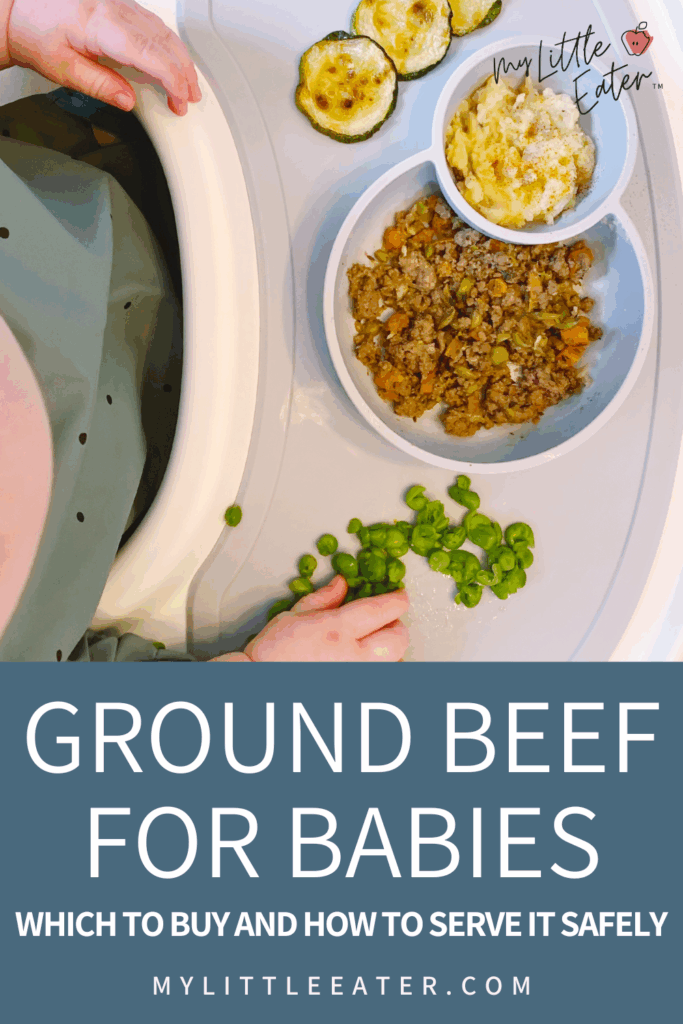 Ground beef for babies and how to serve it safely, My Little Eater blog