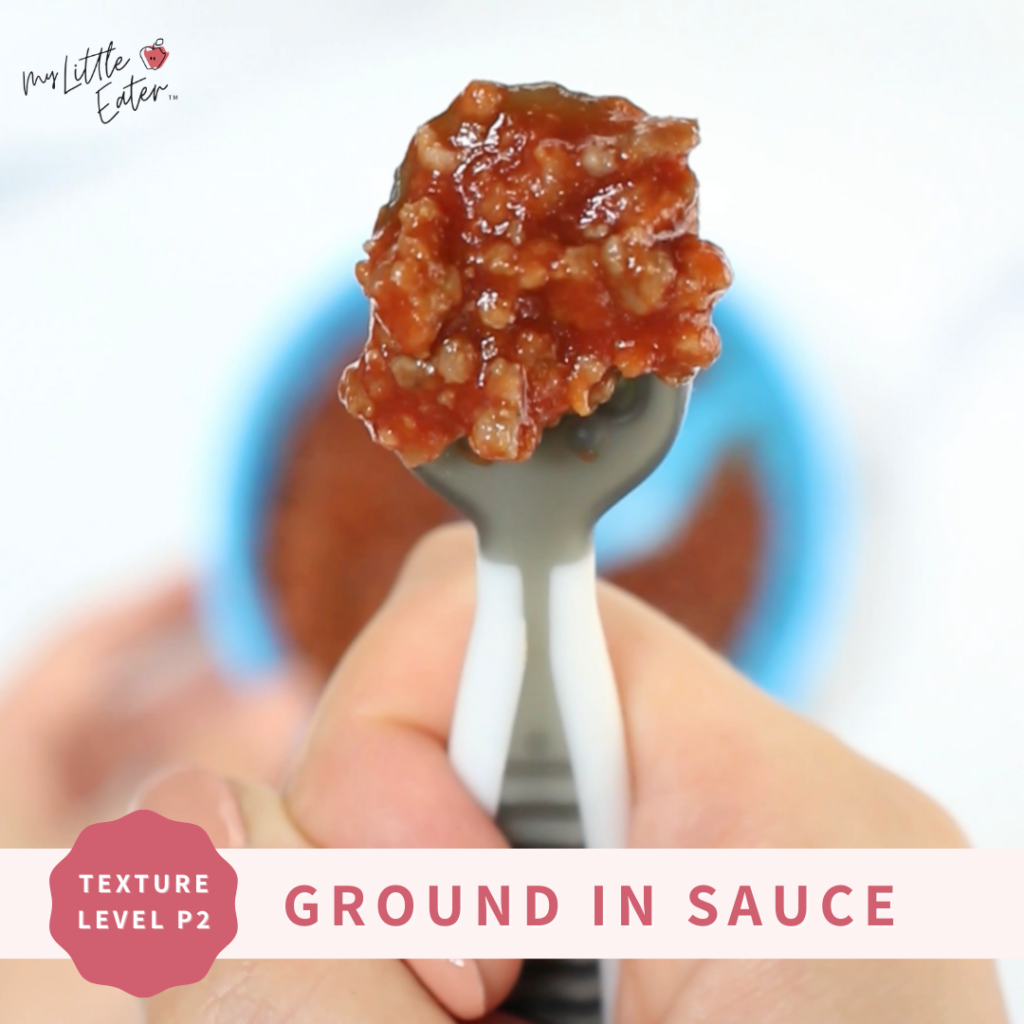 Baby led weaning starting with beef recipes like ground meat in sauce.