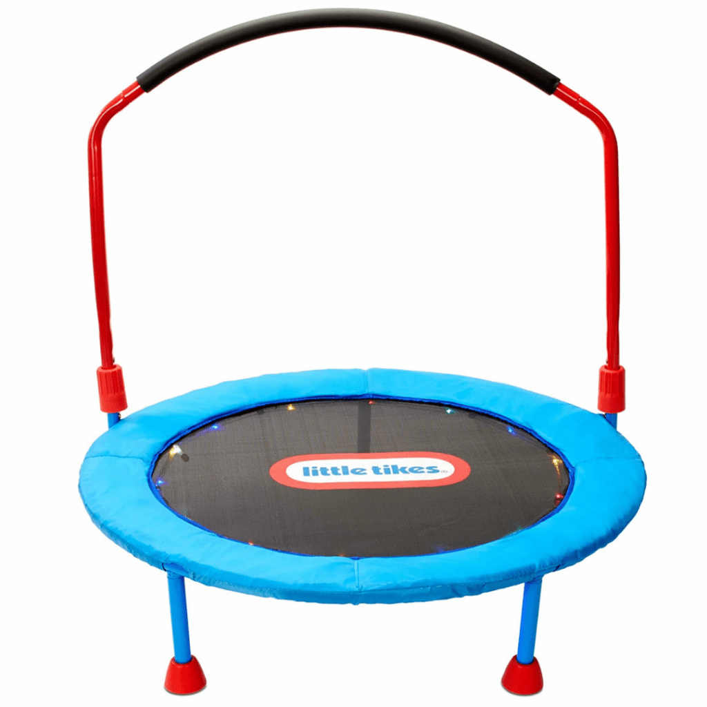 Little Tikes trampoline; holiday gift guide 2023 toddlers.