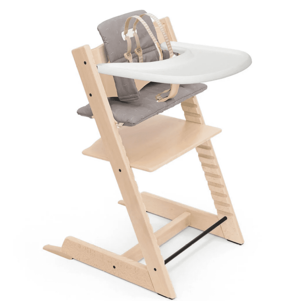 Stökke high chair; 2023 best holiday baby gifts.