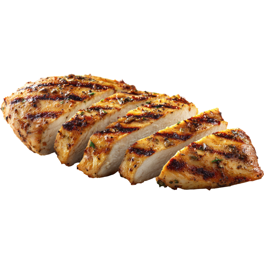 Grilled chicken meat