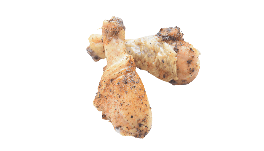 Chicken drumsticks are a safe meat for your baby as the bone is not a choking hazard.