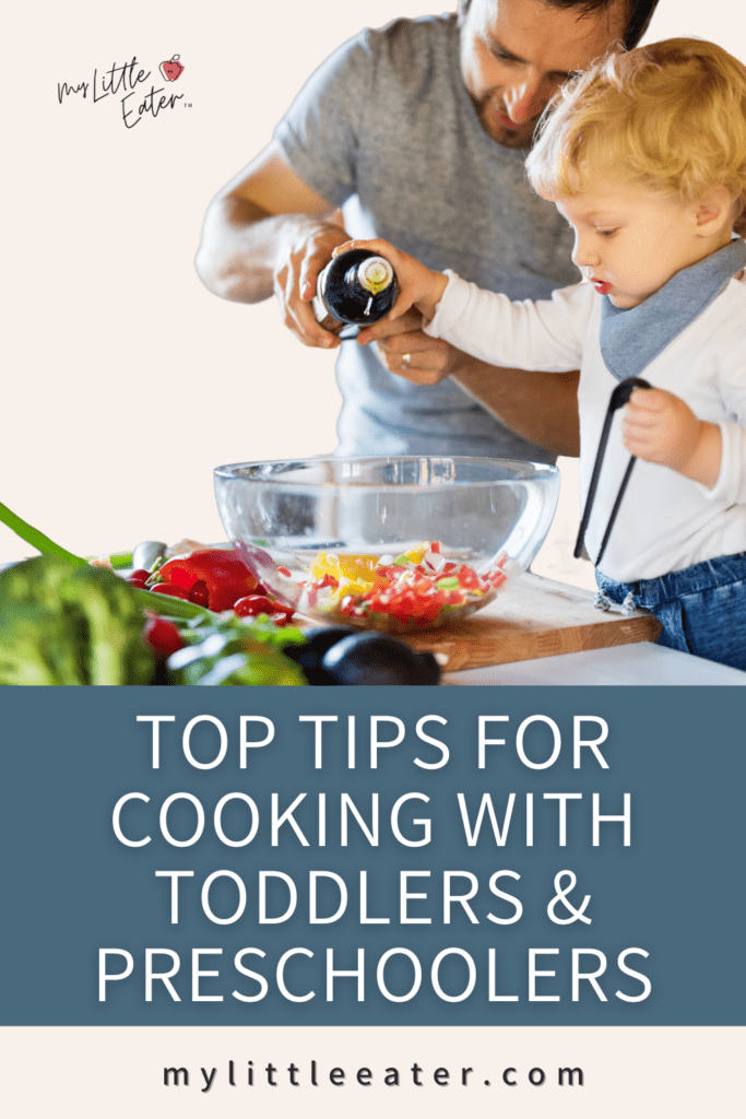 Top tips for cooking with toddlers and preschoolers.