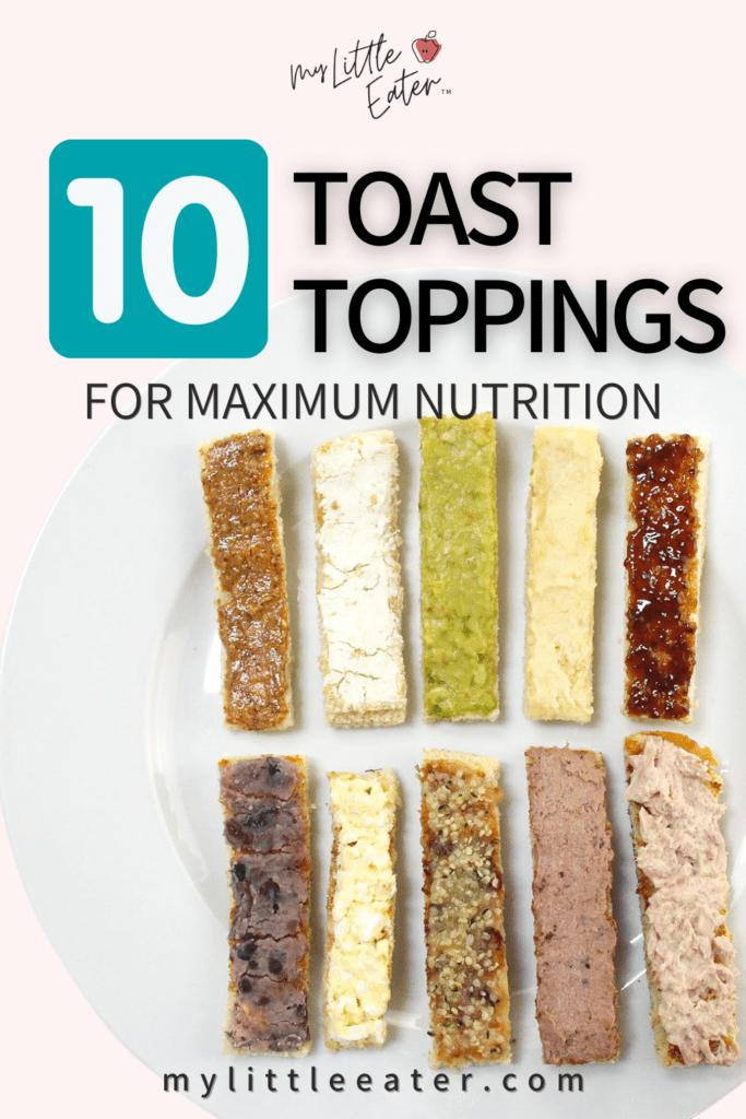 Top 10 nutritious spreads for toast.