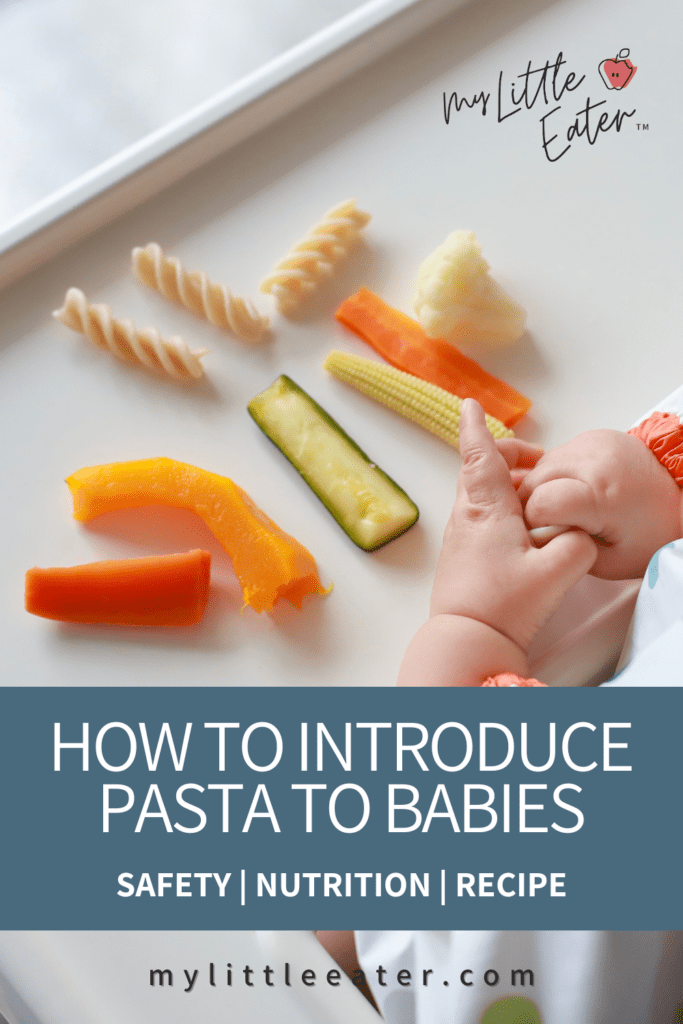 How to introduce pasta for baby.