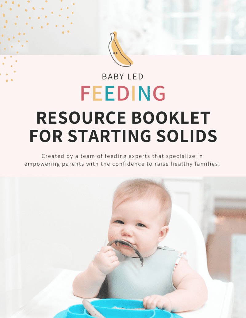 baby led feeding resource booklet for starting solids - My Little Eater
