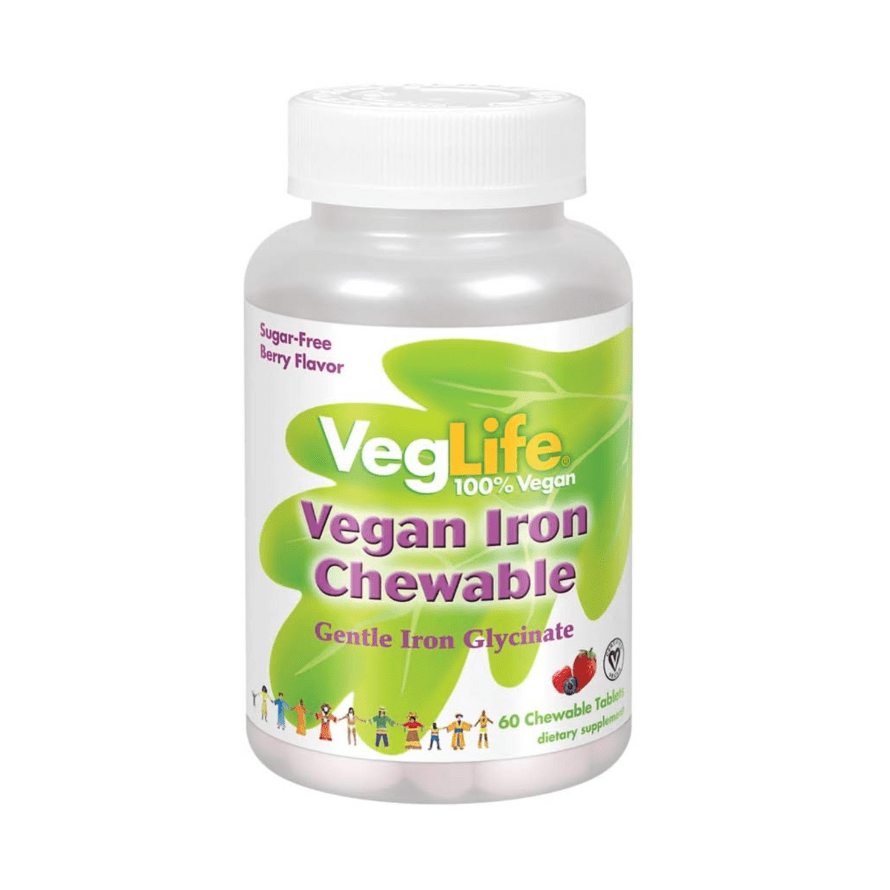 VegLife vegan iron chewable.