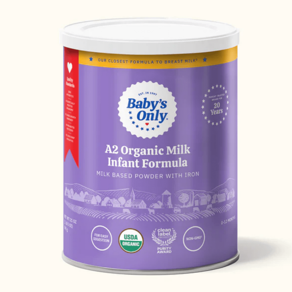 Baby's Only A2 Organic Milk Infant Formula.