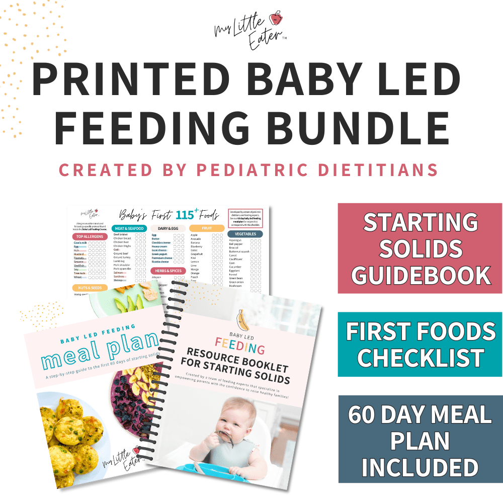 Printed Baby Led Feeding Bundle by My Little Eater.