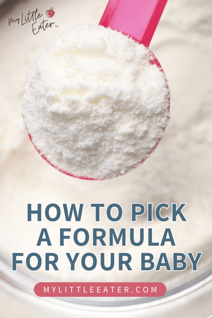 How to pick a formula for your baby.