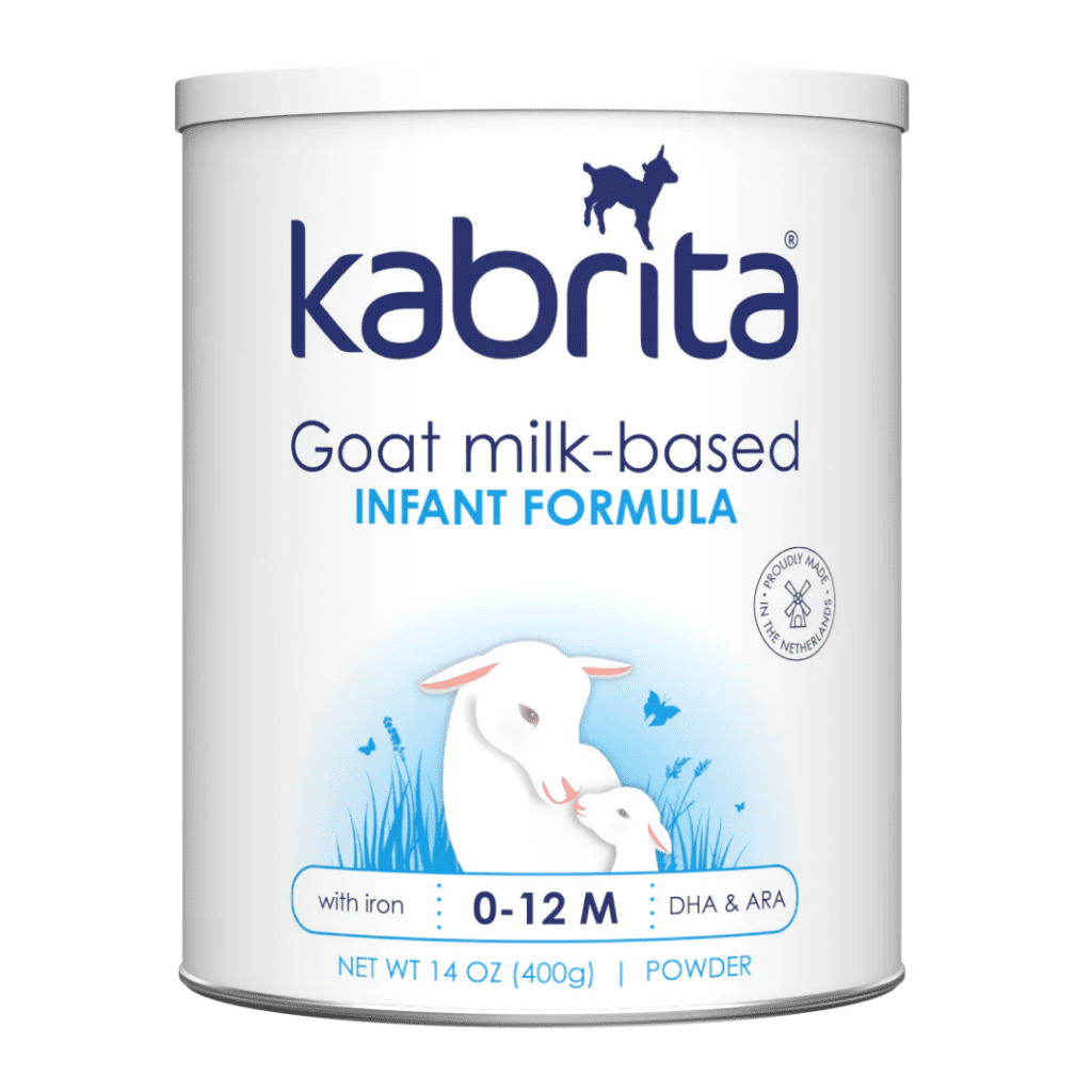 Kabrita Goat milk-based formula.