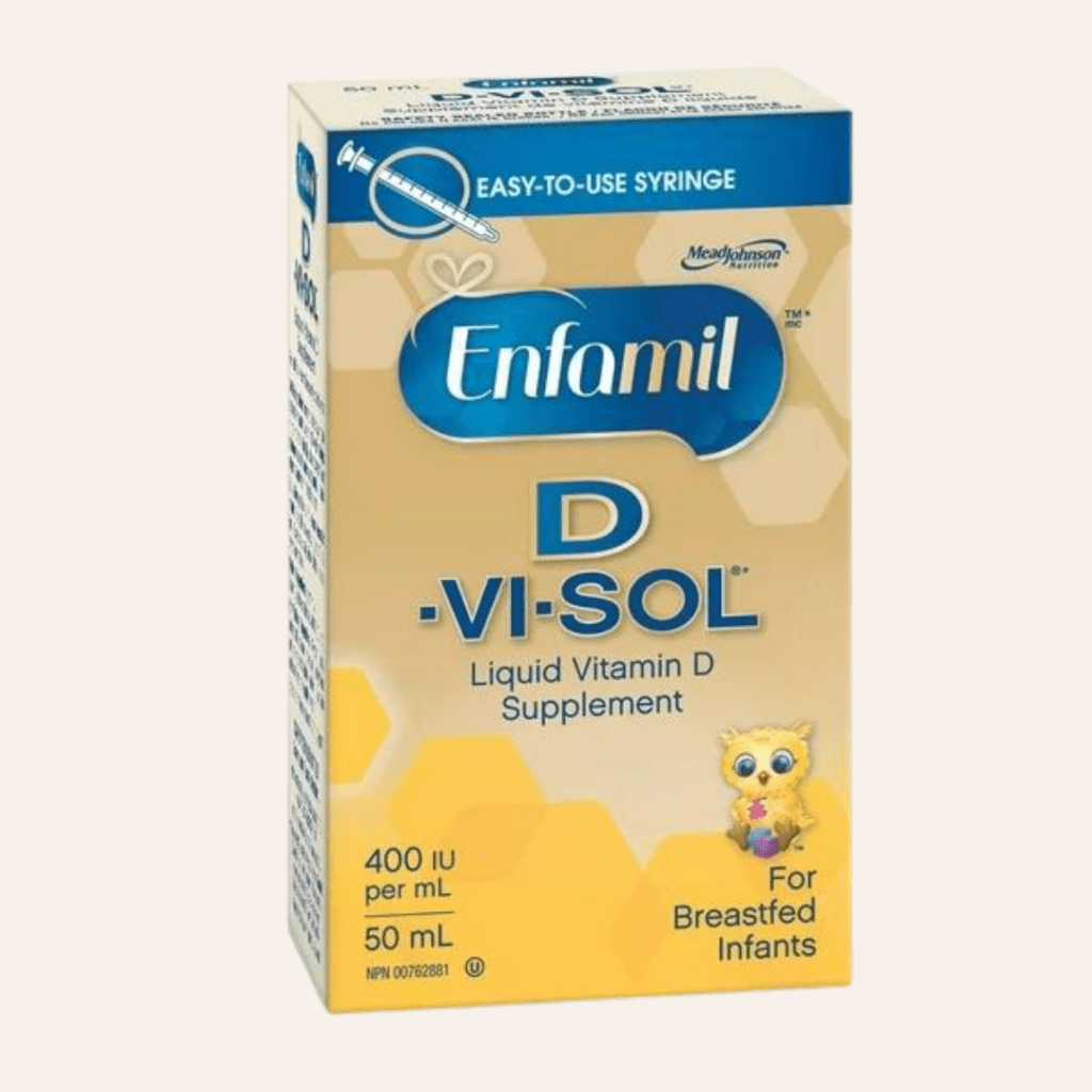 Enfamil liquid vitamin D supplement.