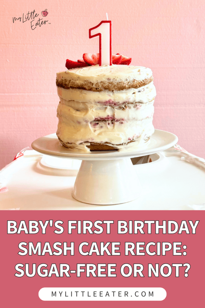 Sugar-free or traditional first birthday smash cake?