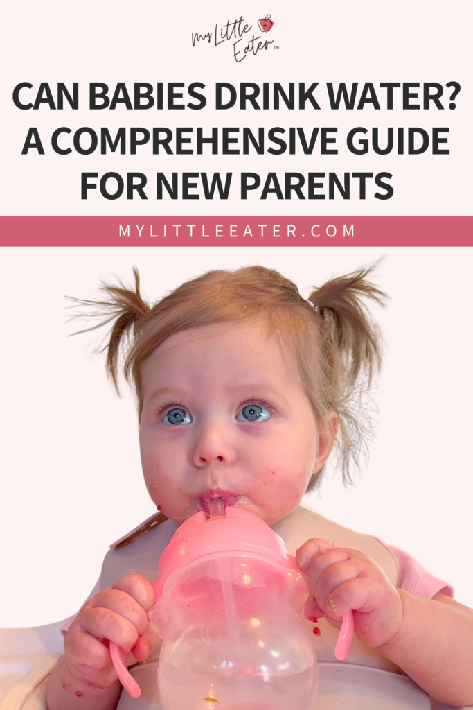 When can babies drink water? A comprehensive guide for new parents.