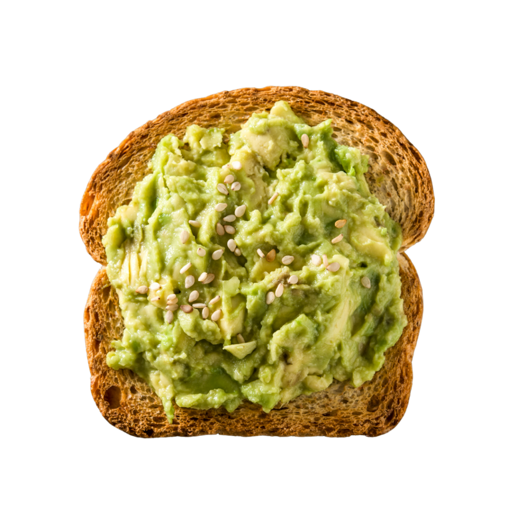 Introducing bread to babies by adding a nutritious spread like this avocado toast.