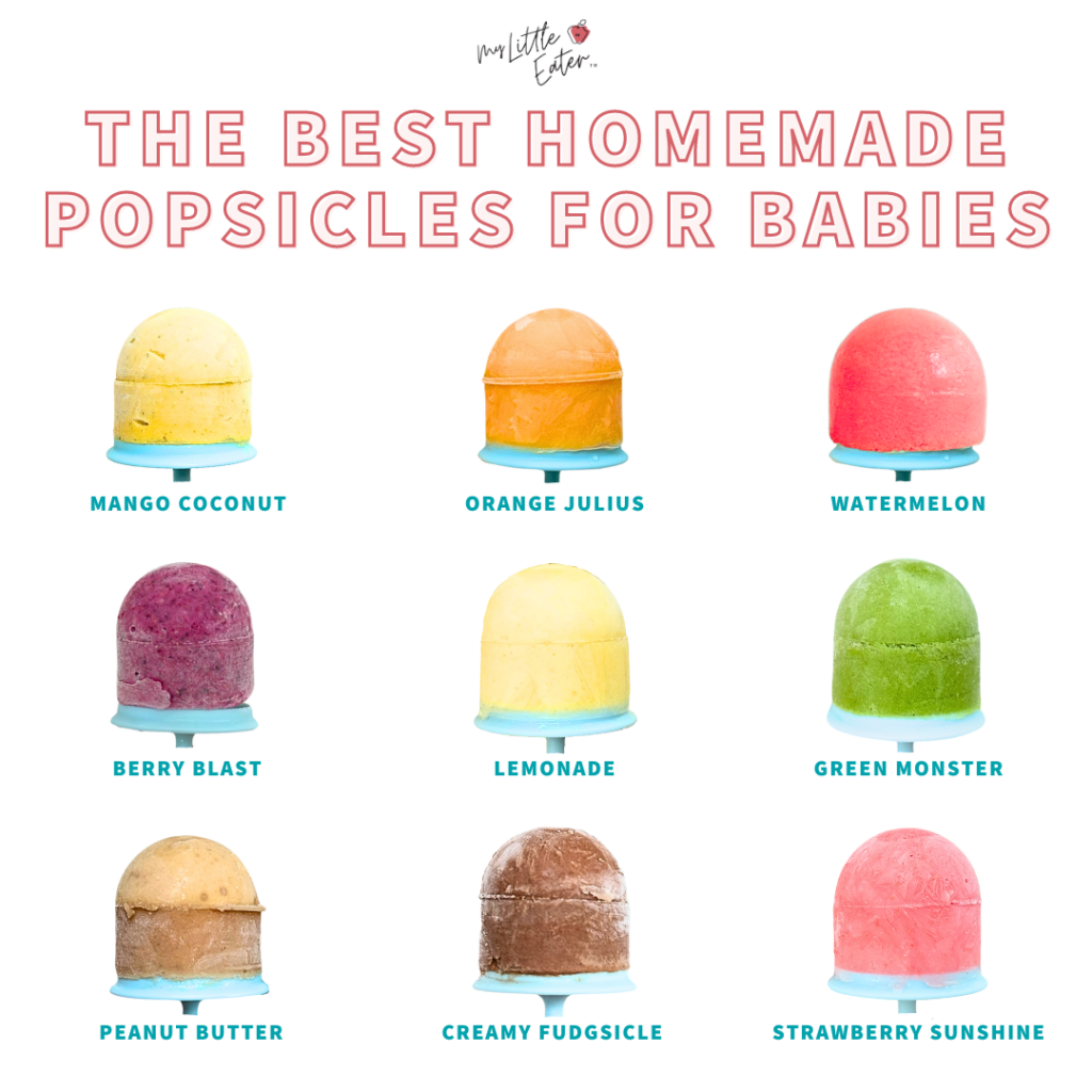 The best homemade popsicles for babies.