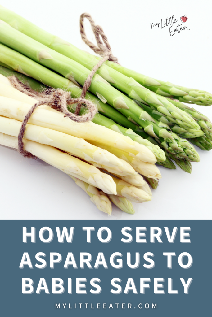 How to serve asparagus for babies safely.