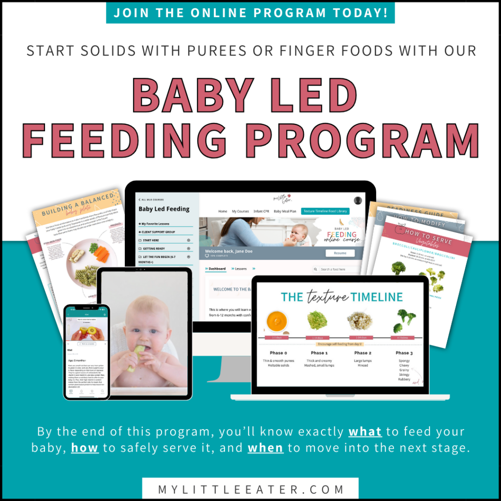 Baby Led Feeding Program by My Little Eater.