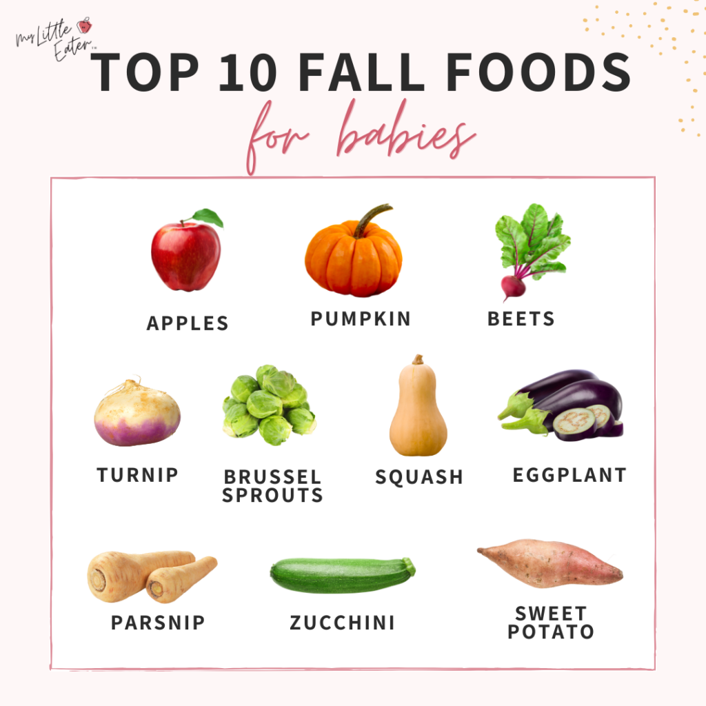 Best fall foods for babies.