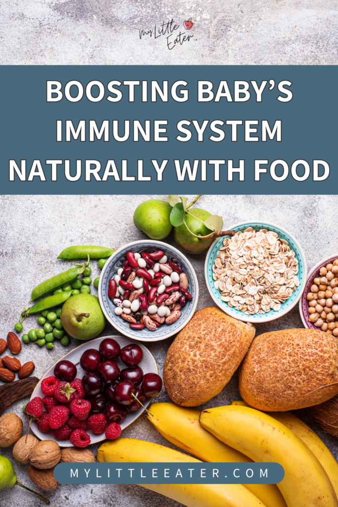 Boosting baby's immune system naturally with food.