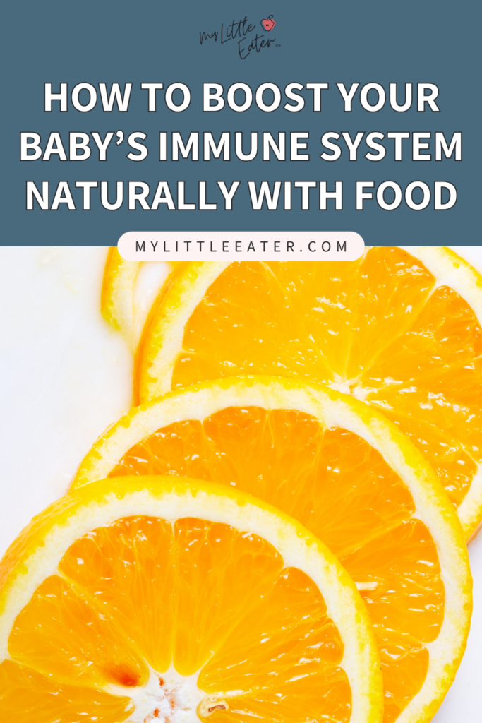 How to boost baby's immune system naturally with food.