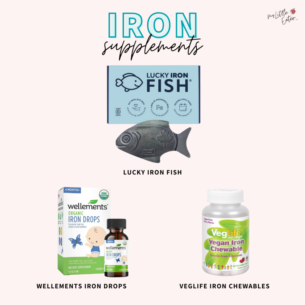 Iron supplements for babies and toddlers.