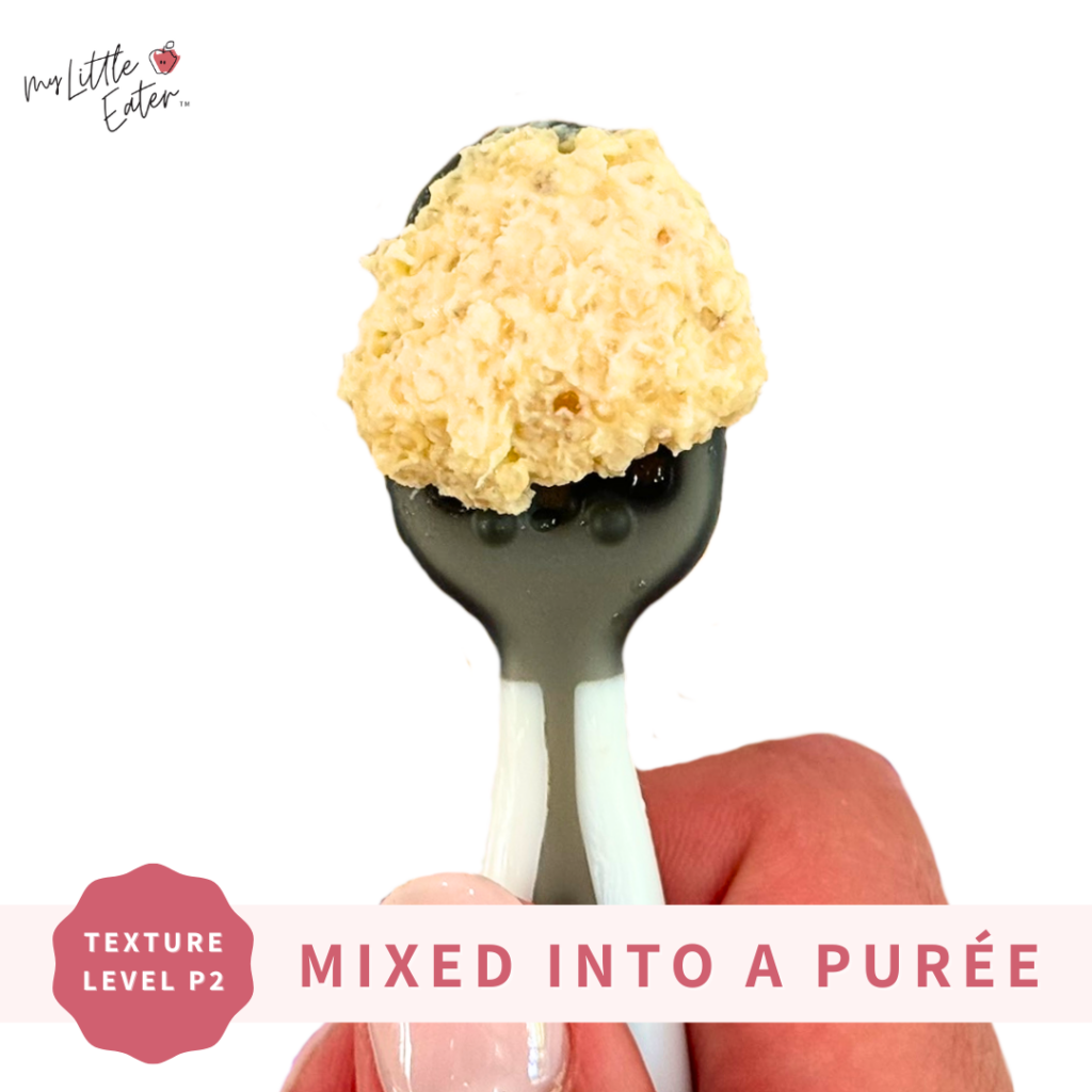 Serve quinoa mixed with another puree for baby led weaning.