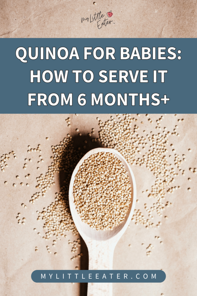 How to serve quinoa for baby from 6 months+.