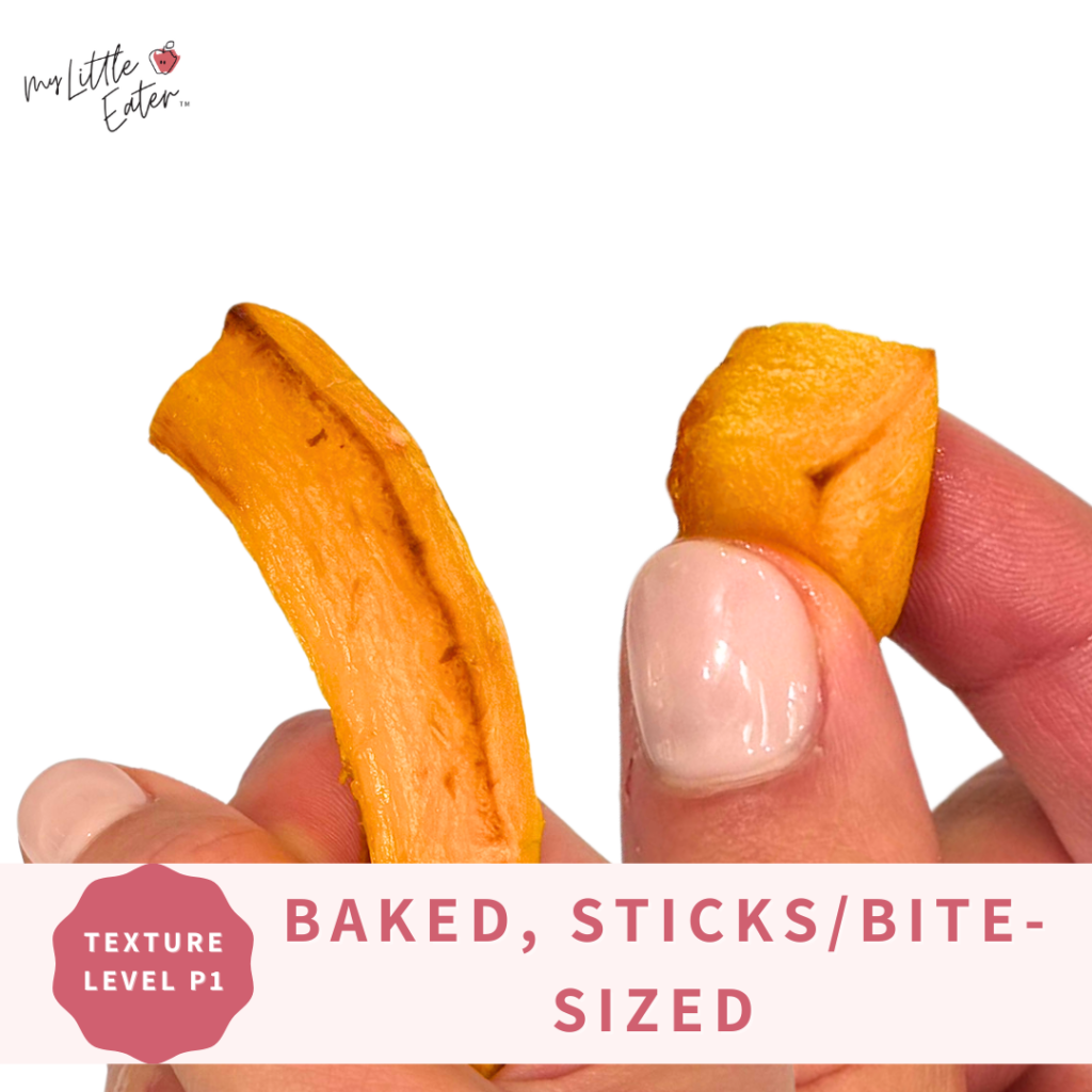 Serving pumpkin to babies: baked, sticks/bite-sized pieces