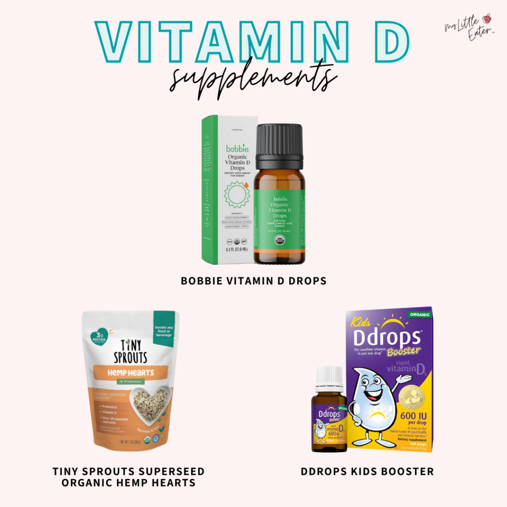 Vitamin D supplements for babies and toddlers as one of the ways to boost immunity.