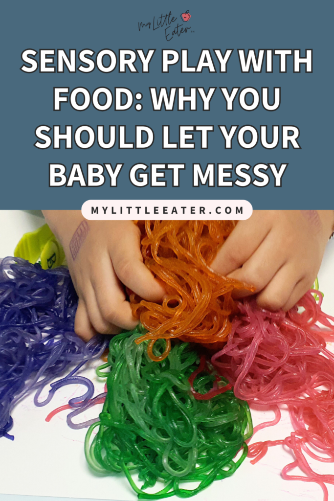 Sensory play with food: why you need to let your baby get messy.