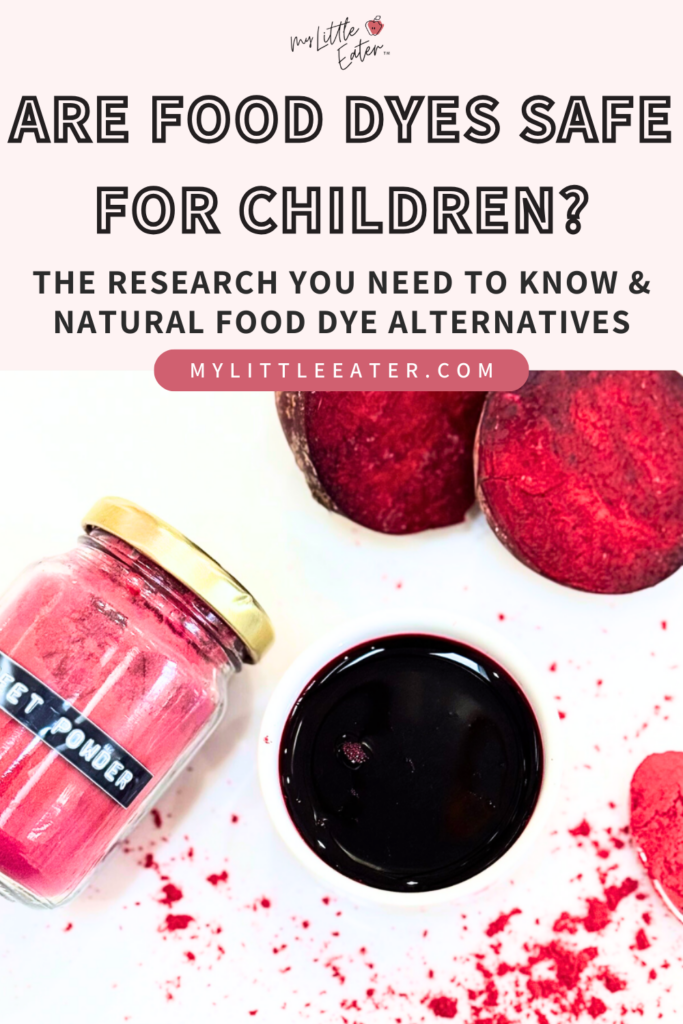 Are food dyes safe for children? The research you need to know and how to get your desired color naturally.