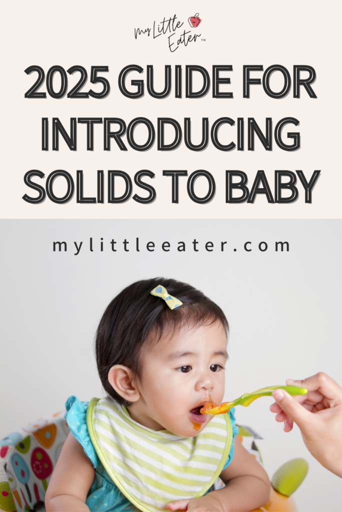 Starting Solids Guidelines for 2025.