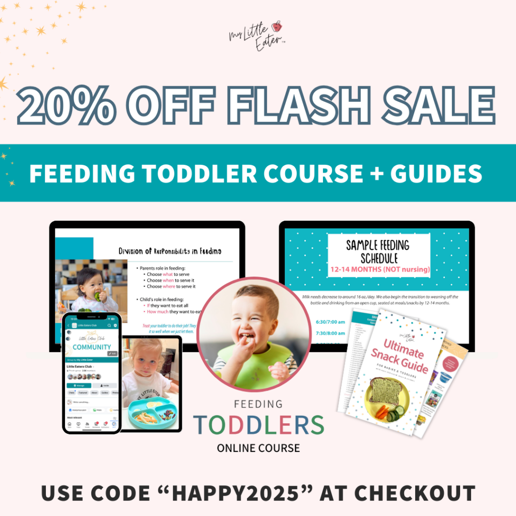 Toddler course on sale from My Little Eater.