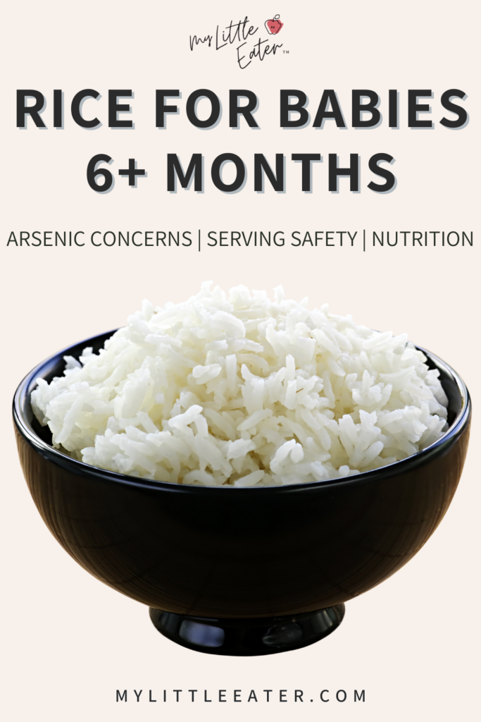 Can babies have rice, addressing arsenic concerns, serving safety, and nutrition.