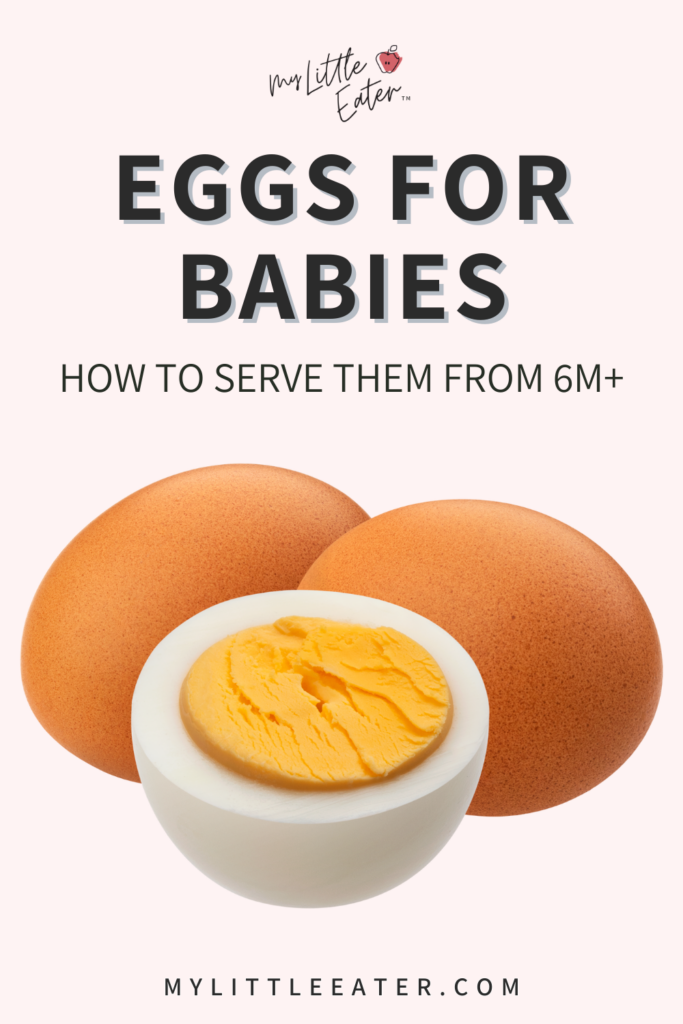 How to make eggs for baby and serve eggs safely from 6 months+.