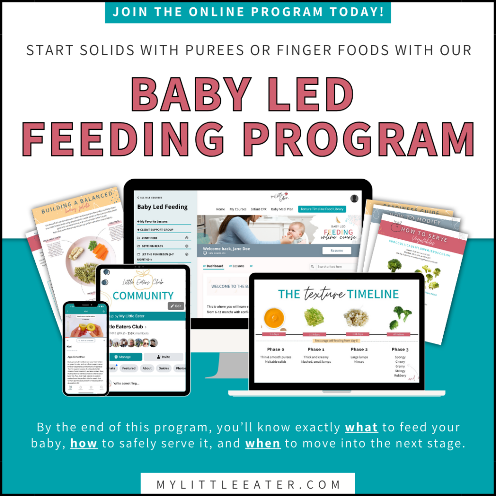 My Little Eater's Baby Led Feeding Program.