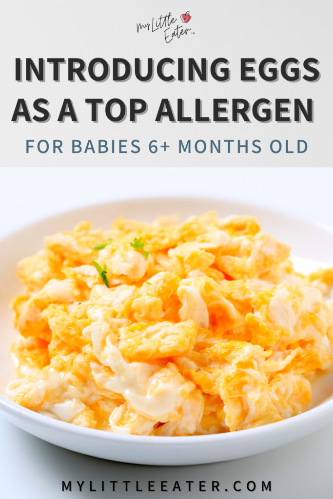 How to introduce eggs to baby as a top allergen.