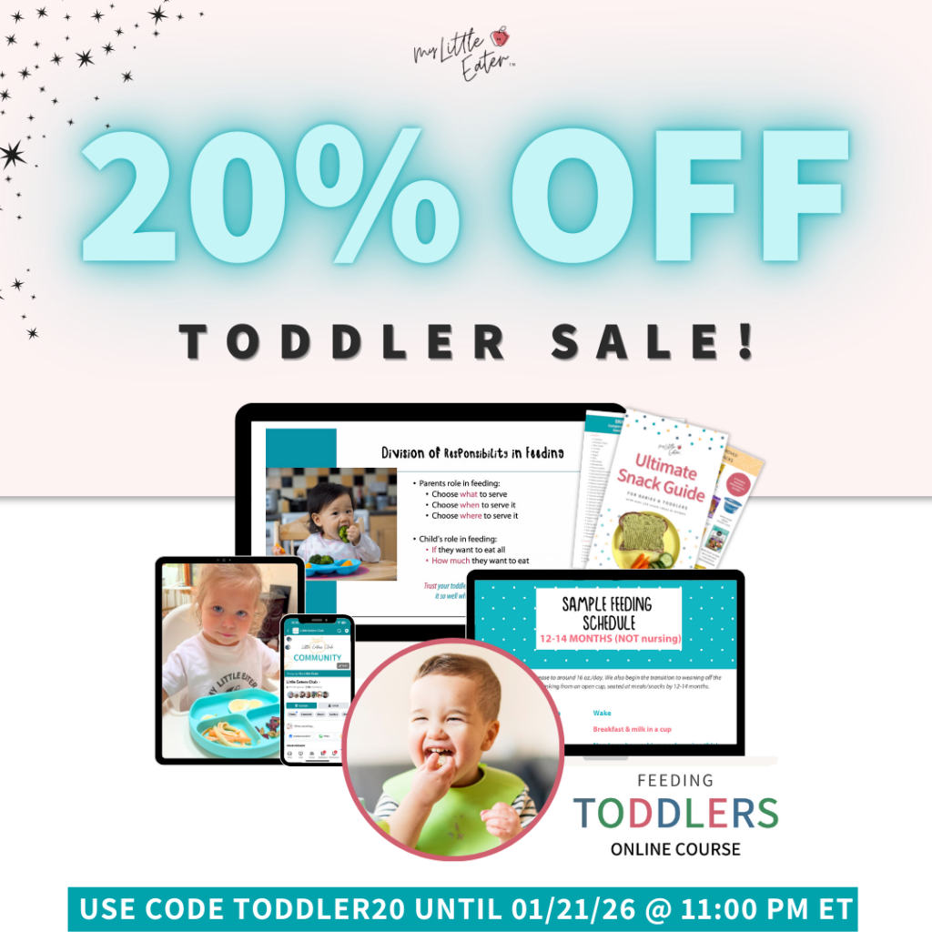 My Little Eater 20% off toddler sale