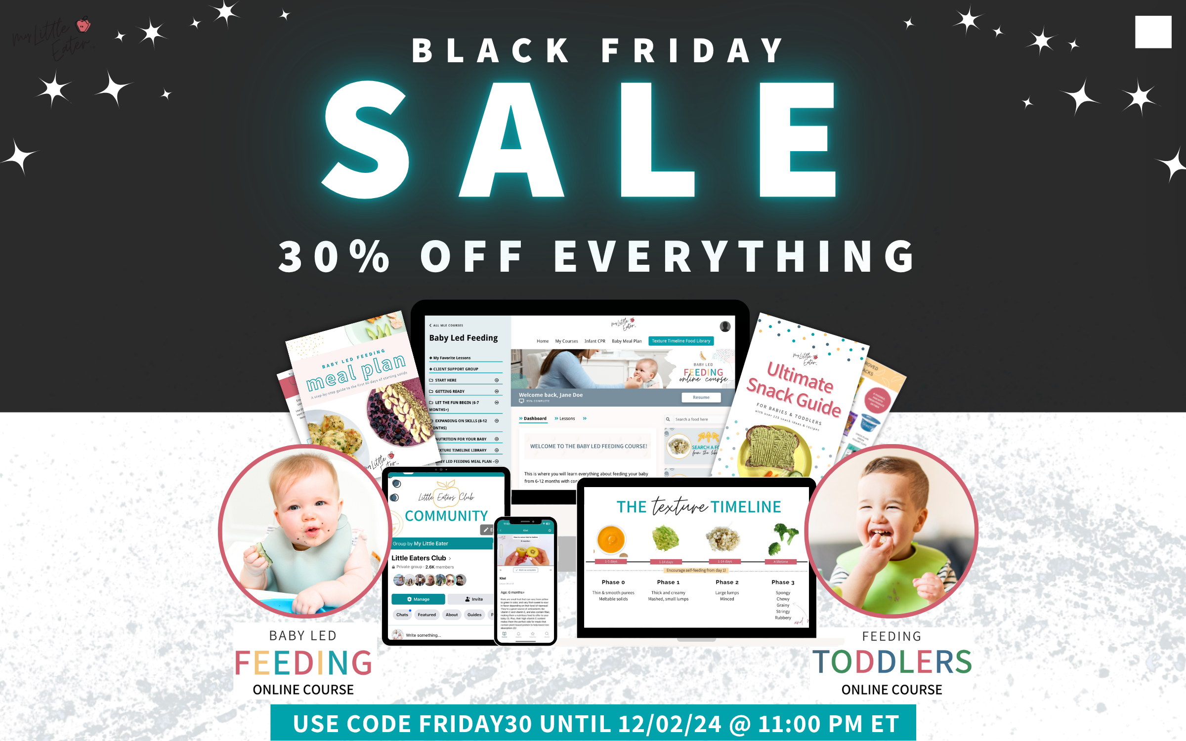 My Little Eater Black Friday Sale 30% off with code FRIDAY30