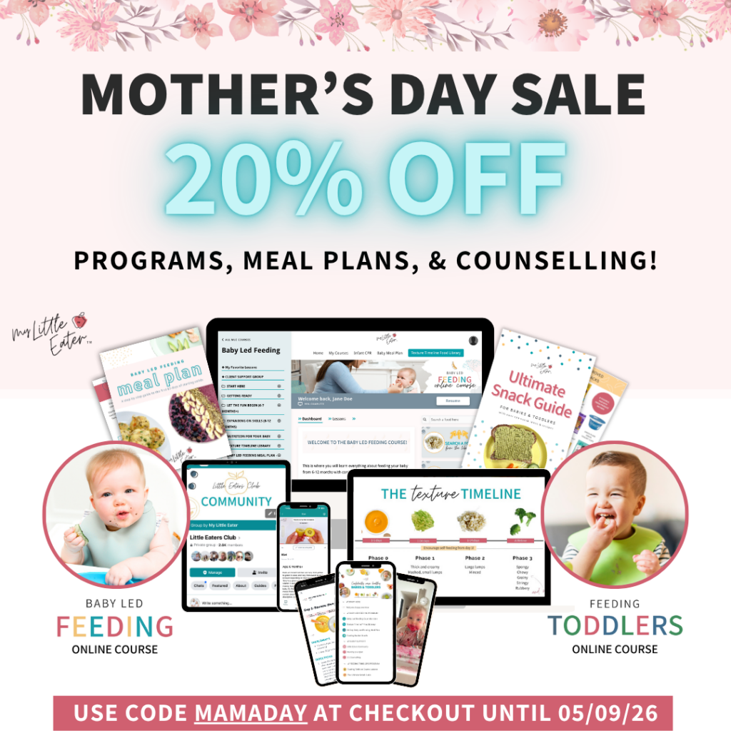 My Little Eater Mother's day sale image 20% off with code MAMADAY