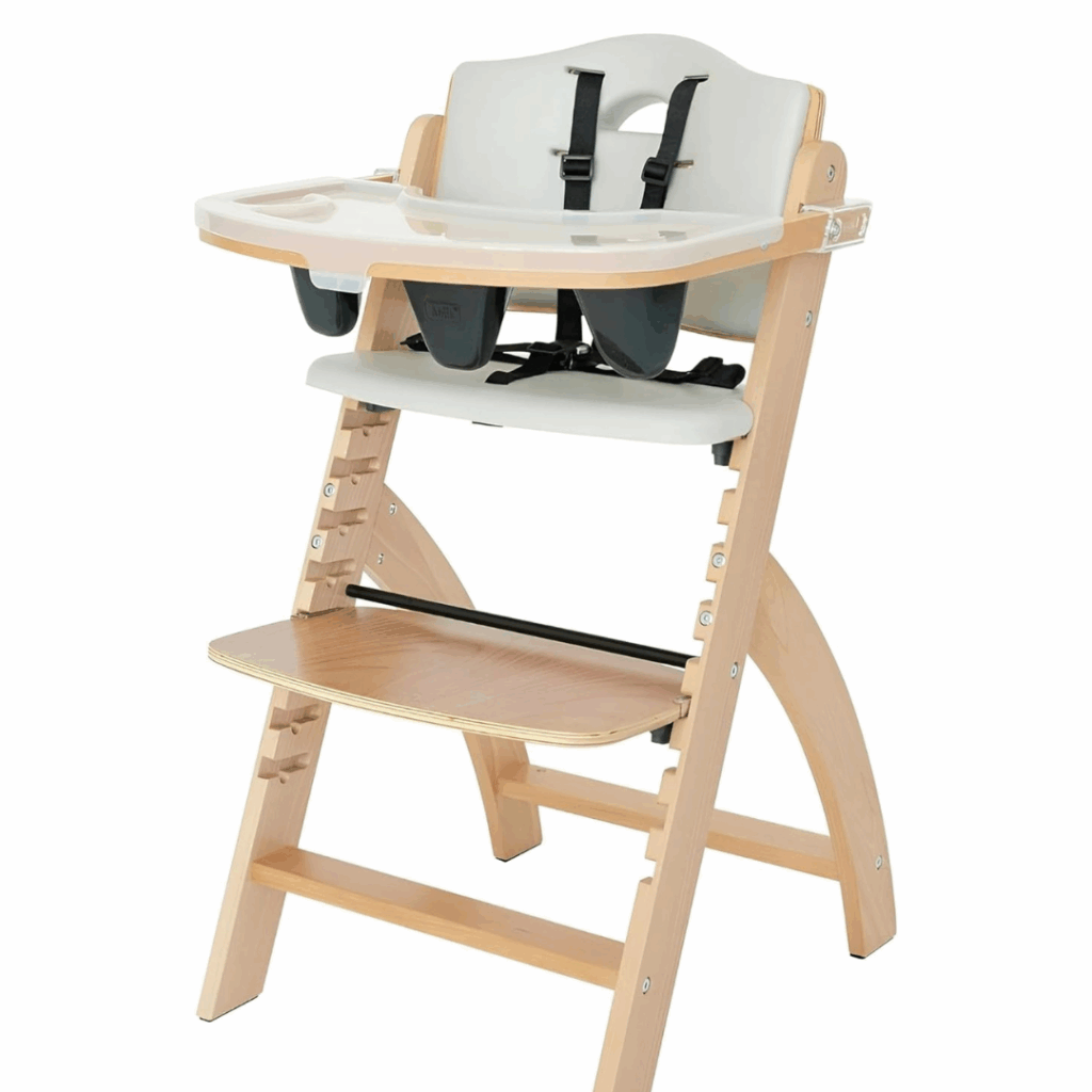 Abiie Beyond high chair with adjustable footrest