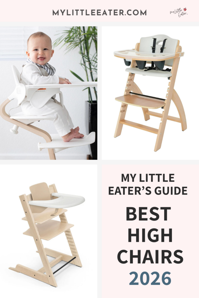 Best High Chairs with adjustable foot rests for feeding solids from My Little Eater