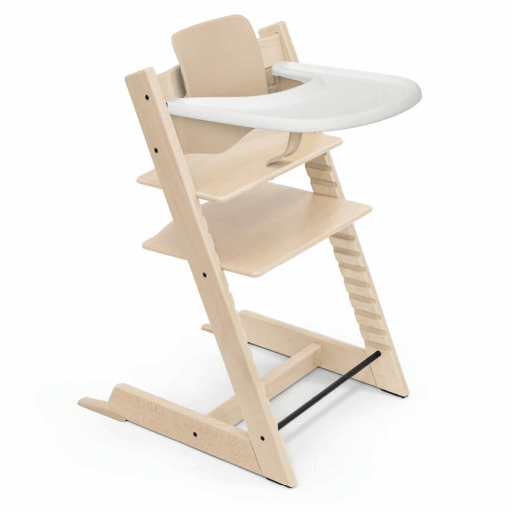 Stokke tripp trapp high chair with adjustable footrest