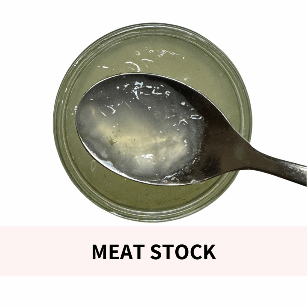 Meat stock as one of the best soft foods for introducing solids