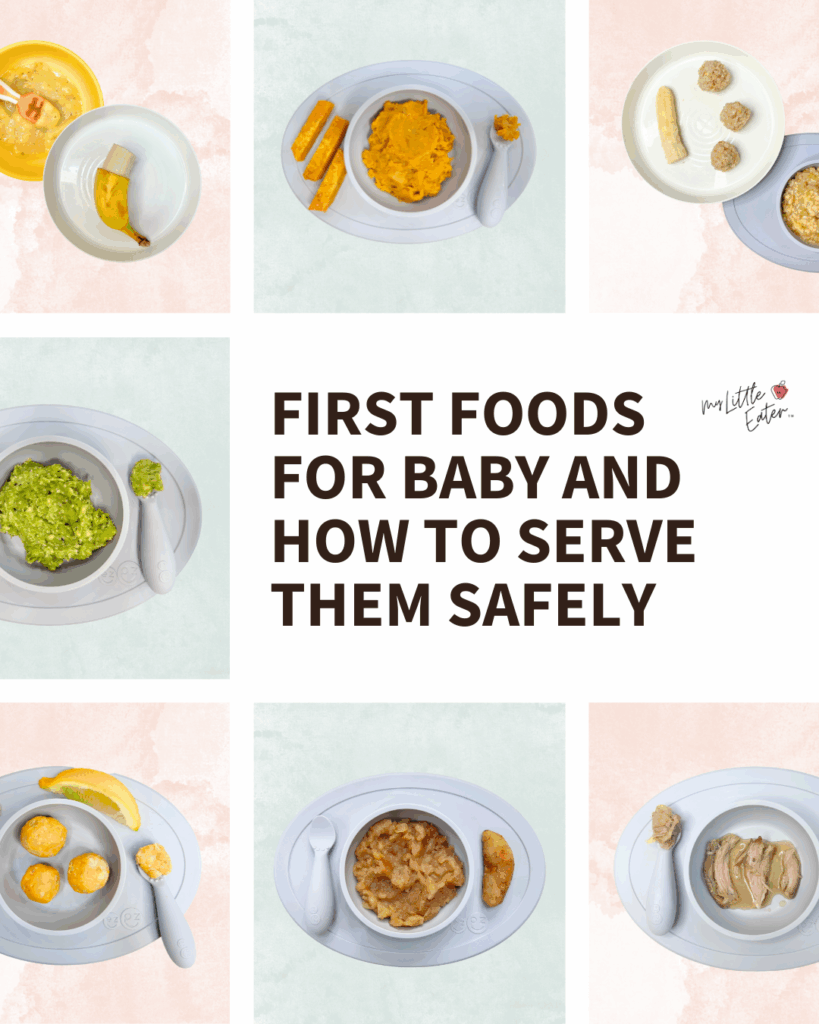Best first foods for baby and how to serve them safely